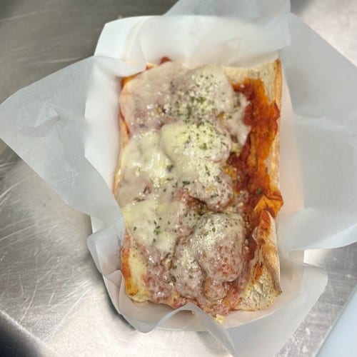 Chicken Parmigiana Sub.