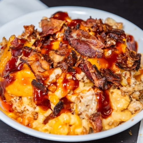 Bacon Bbq Chicken Mac Bowl.