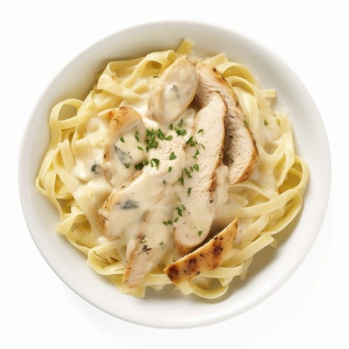 Chicken Alfredo.