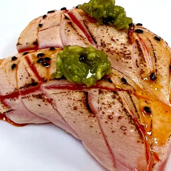 Torched Tuna Sushi.