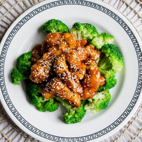 Sesame Honey Sauce Dinner.