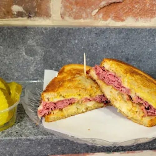 Classic Reuben.