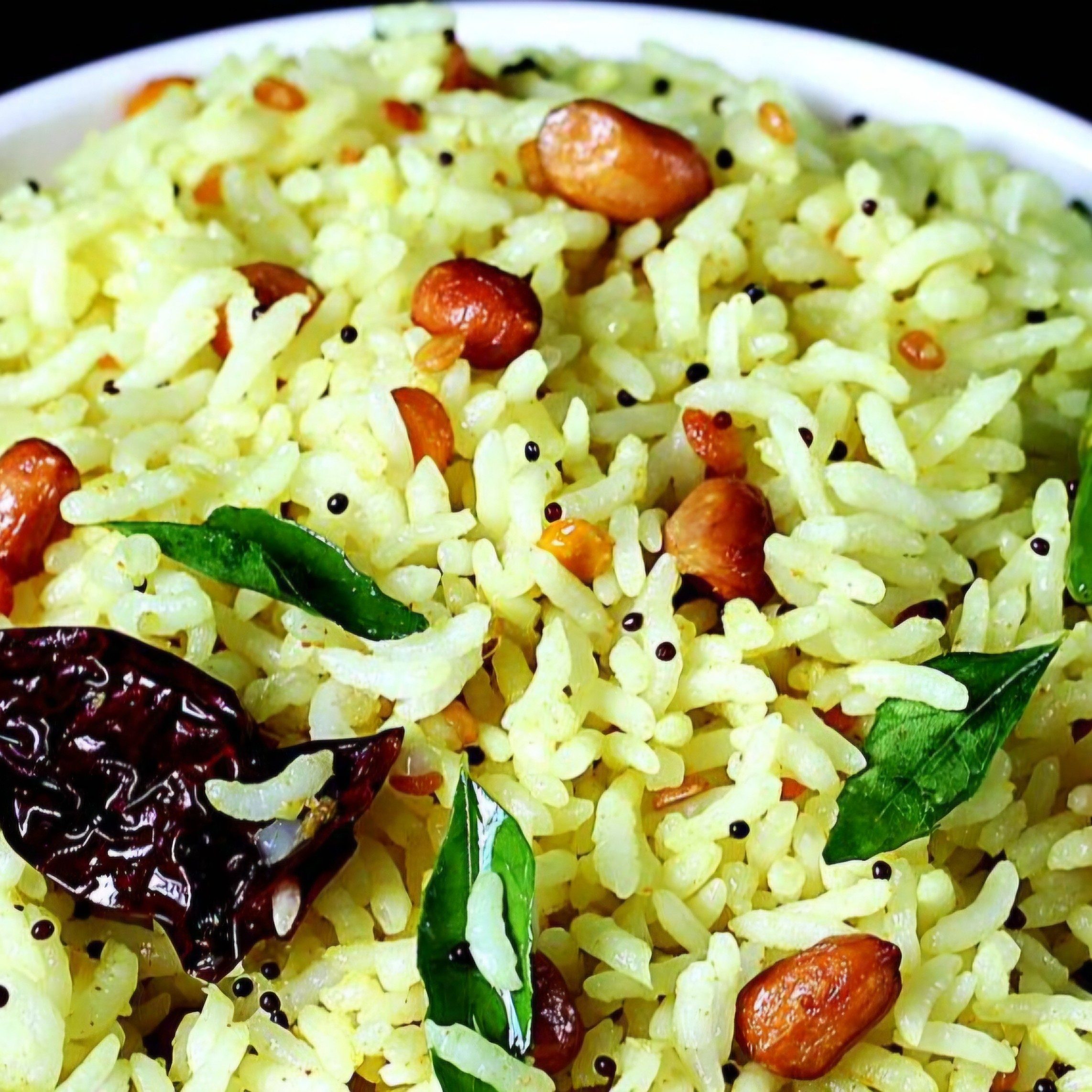 Chitrannam (Lemon Rice).