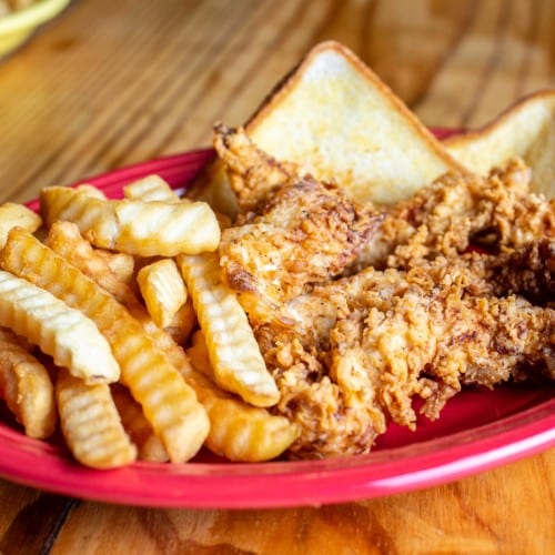 Chicken Finger Plate.