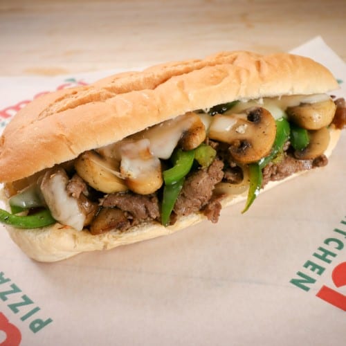 Philly Cheese Steak Submarine.