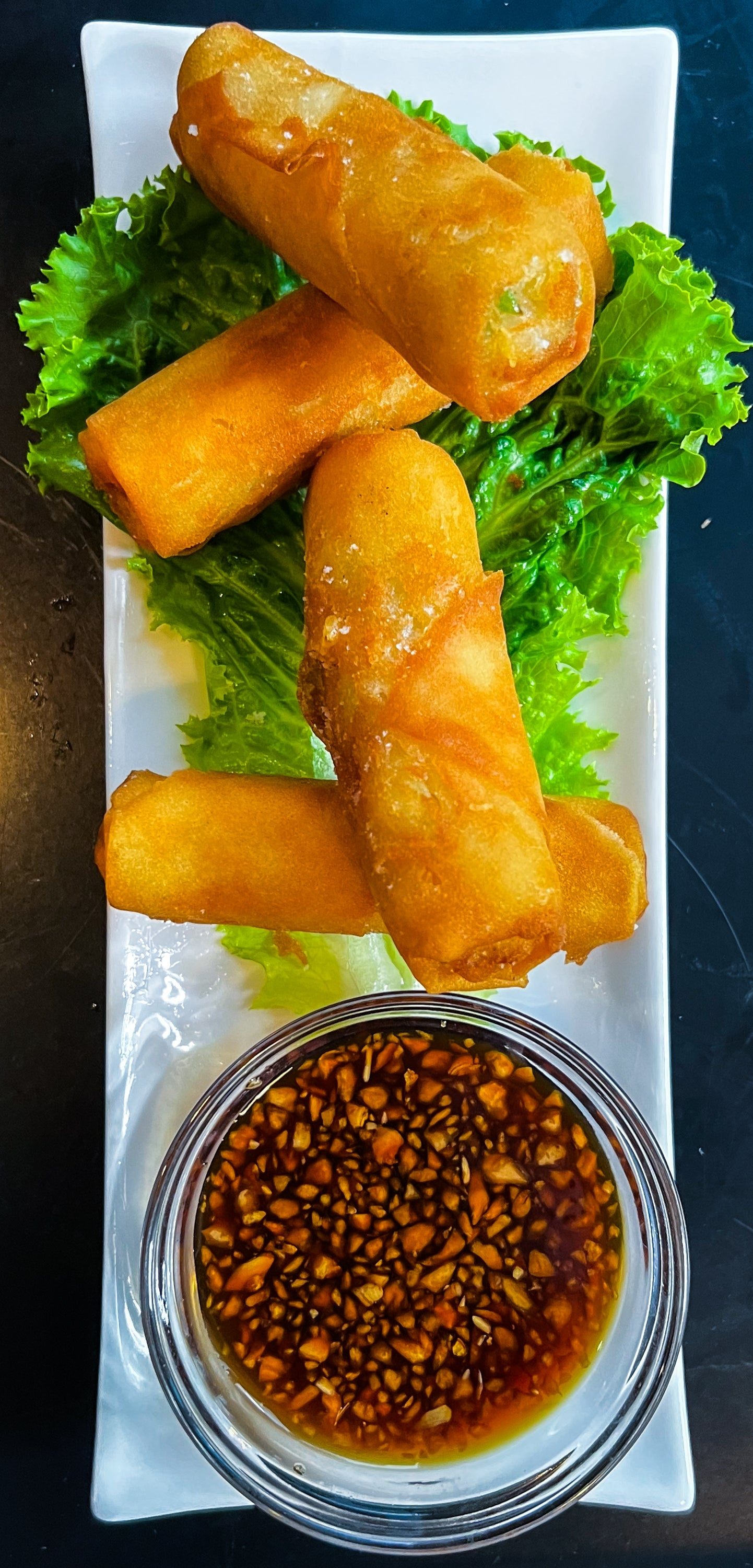 Pork Egg Rolls.
