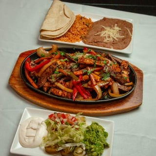 Mixta Chicken and Steak Fajitas