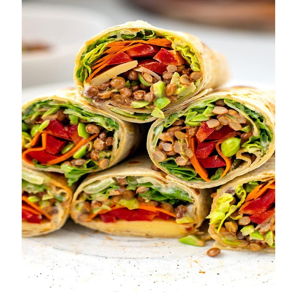 Grilled Veggie Wrap.