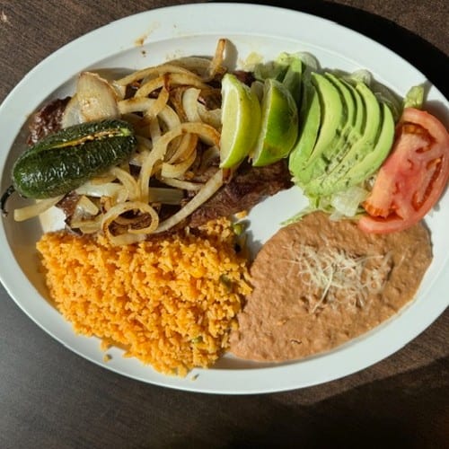 Carne Asada Platter.