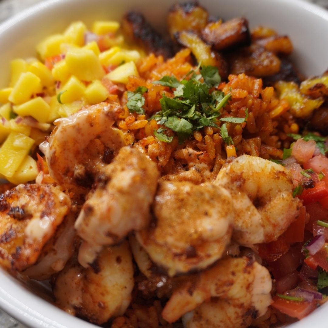 Roasted Shrimp Bowl.