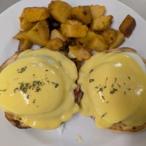 Egg Benedict.