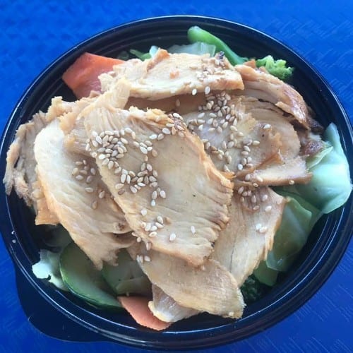 Vegetable Teriyaki Chicken.