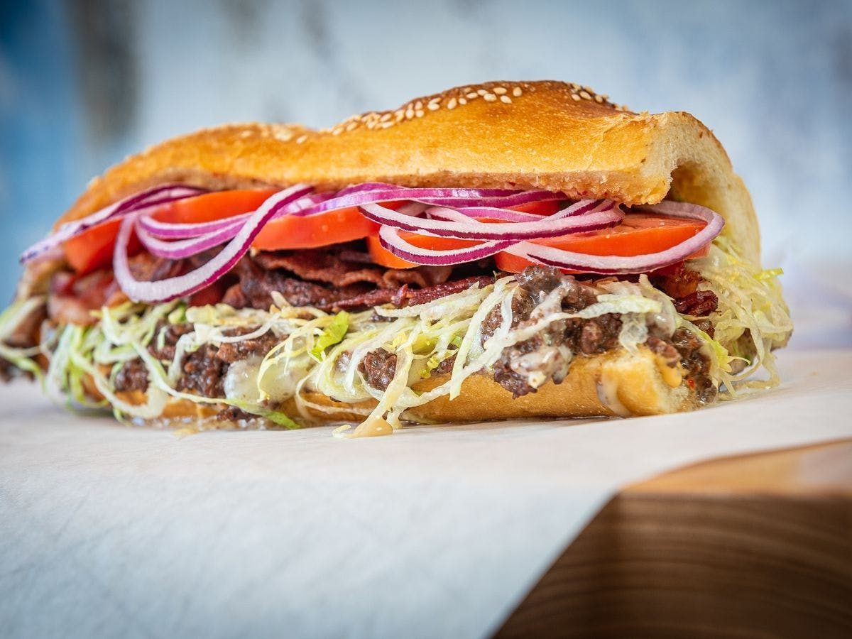 Cheese Steak Hoagie.