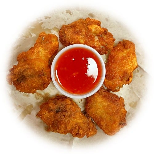 Salty Pepper Chicken Wings.