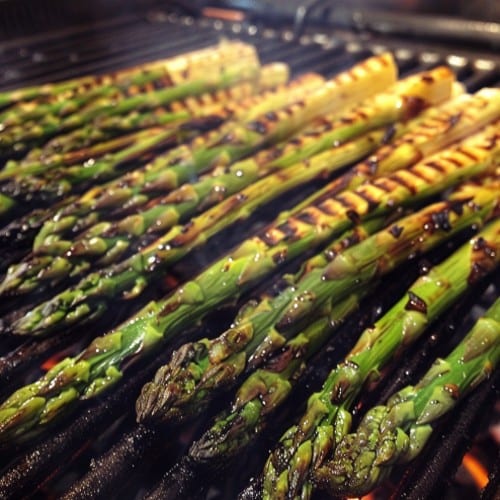 Grilled Asparagus.
