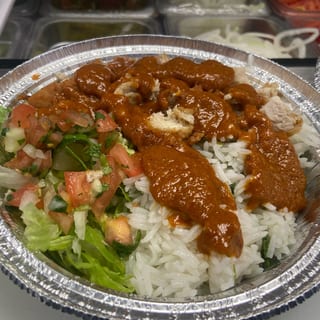 Saucy Chicken tender bowl