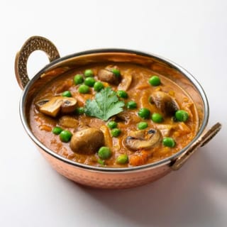 Mushroom Matar Curry