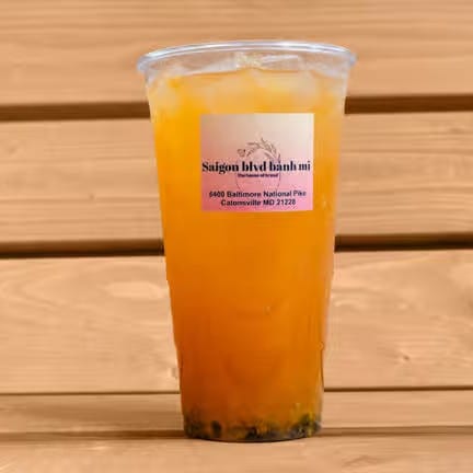 Passion Fruit and Peach Tea (Tra Chanh Dạy Dao).