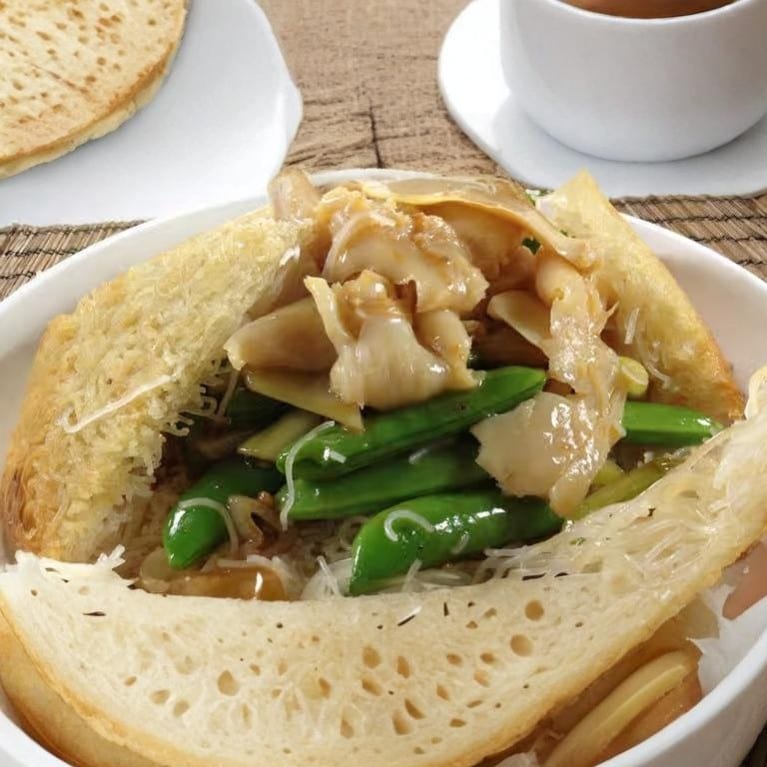 Pan Fried Vermicelli with Giant Clam in XO Sauce / XO醬貴妃蚌煎米粉.