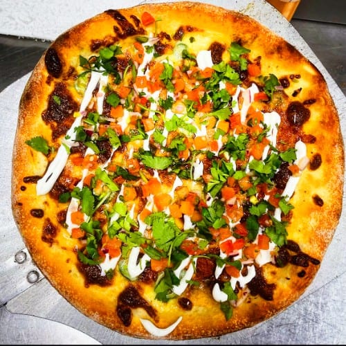 Chorizo & Jalapeño Pizza.
