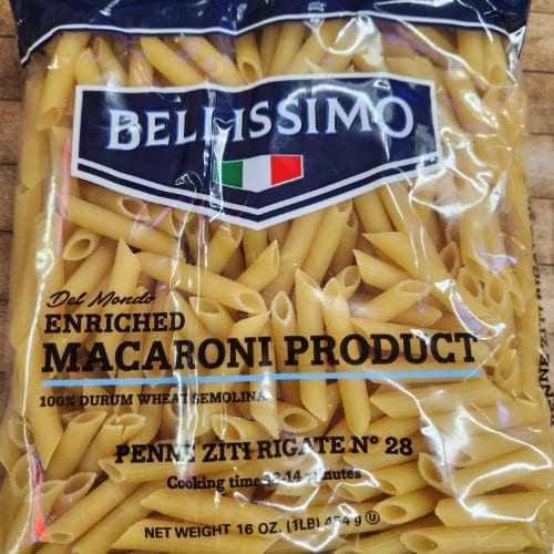 Italian Penne Pasta.