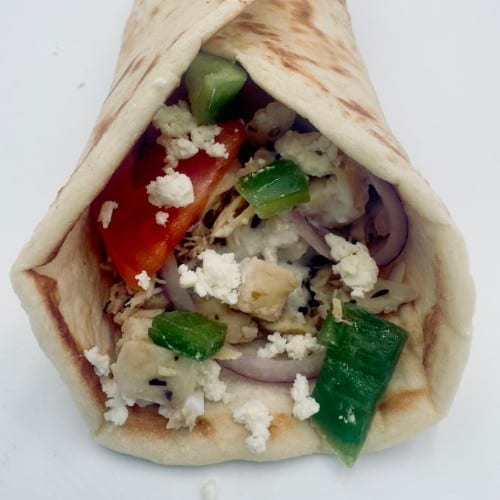 Greek Chicken Supreme Pita.