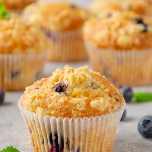 Corn, Bran or Blueberry Muffin.