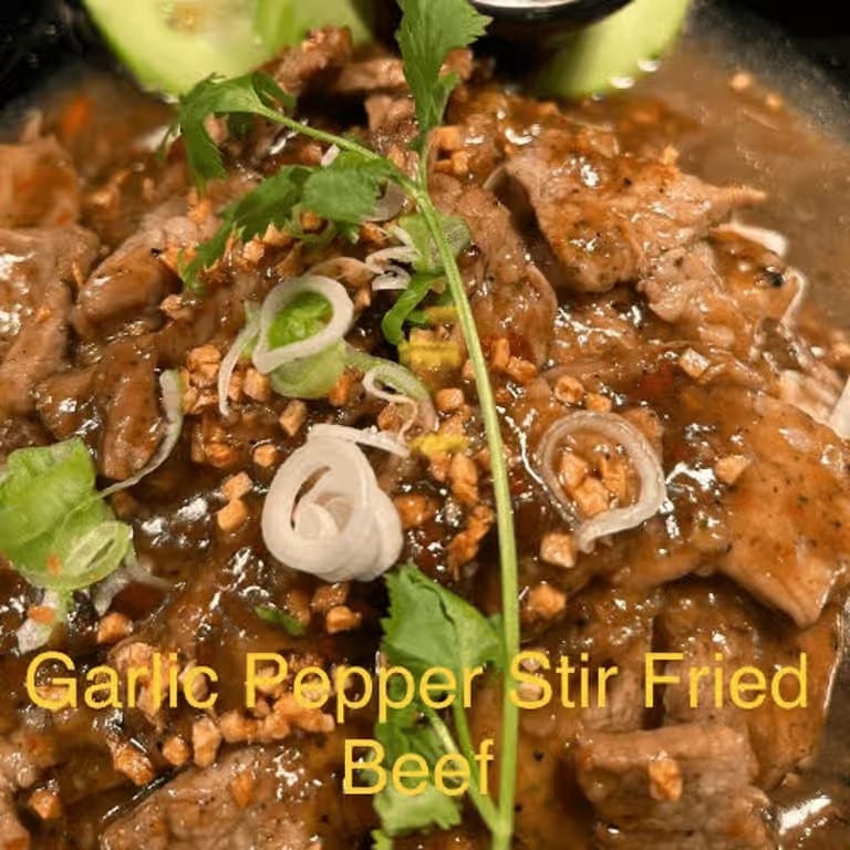Garlic Pepper Stir Fry.
