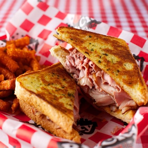 Sliced Smoked Beef Sandwich*.