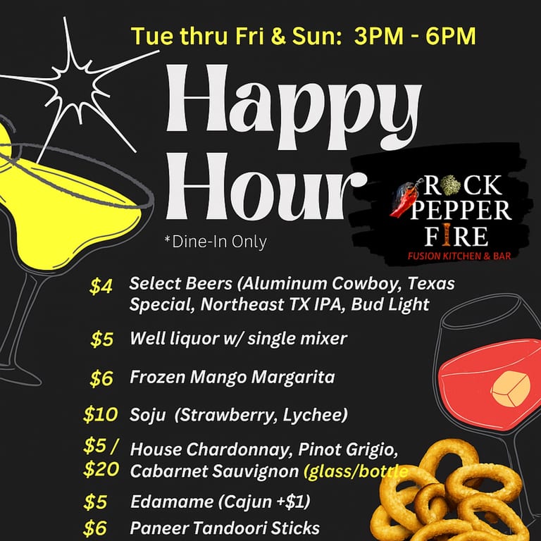 Did You Say Happy Hour?