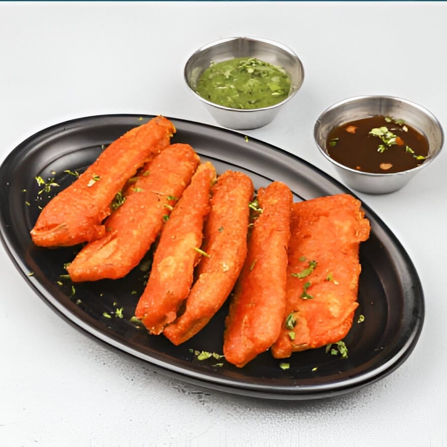 Paneer Pakoras.