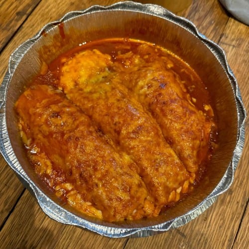 Chicken Enchilada Platter.
