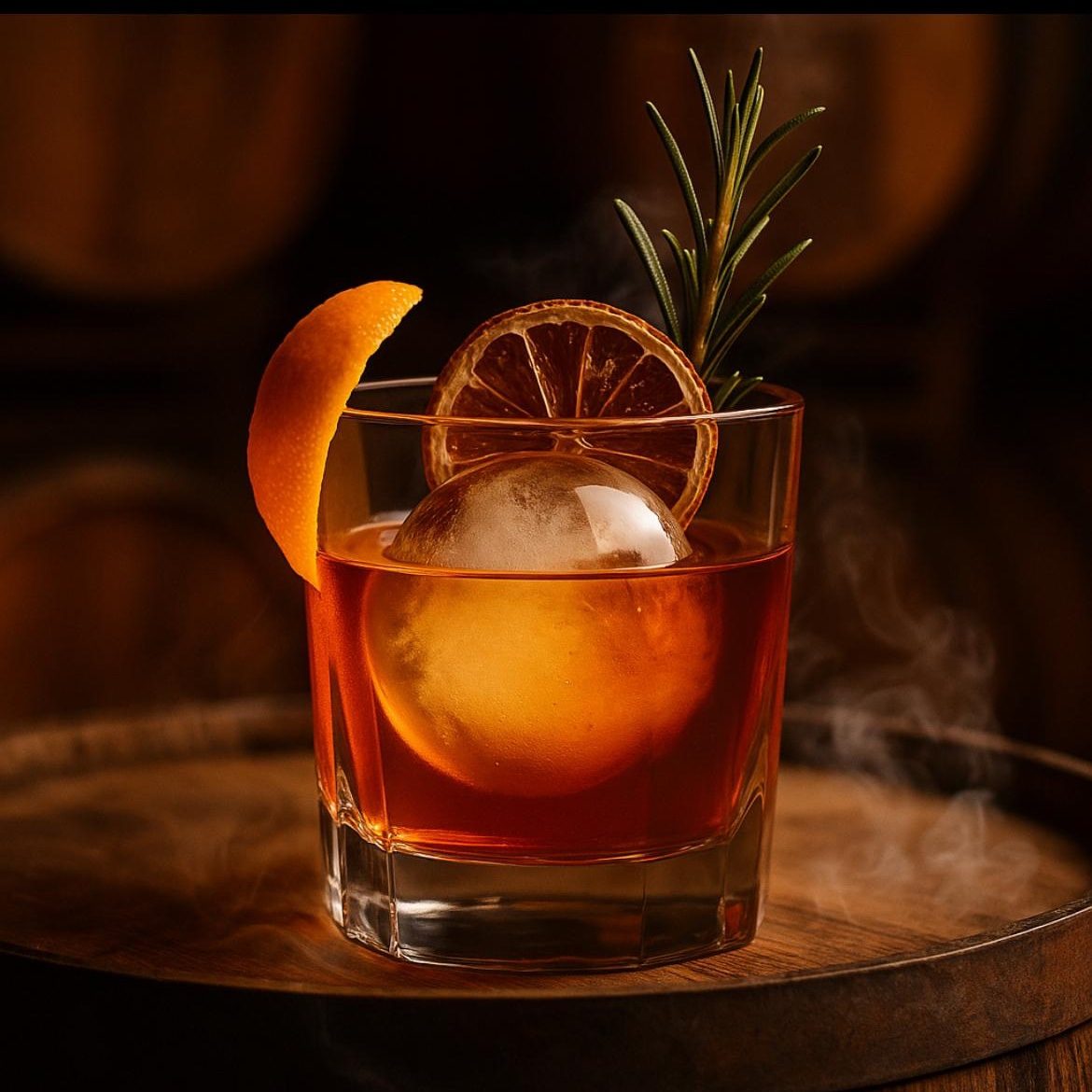 Smoked Old Fashioned.
