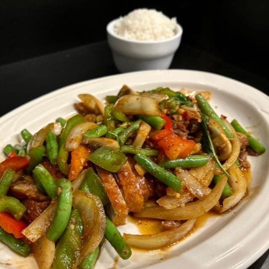 Gra Pao (Thai Basil).