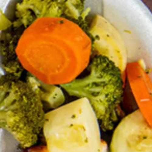 Steamed Vegetables.