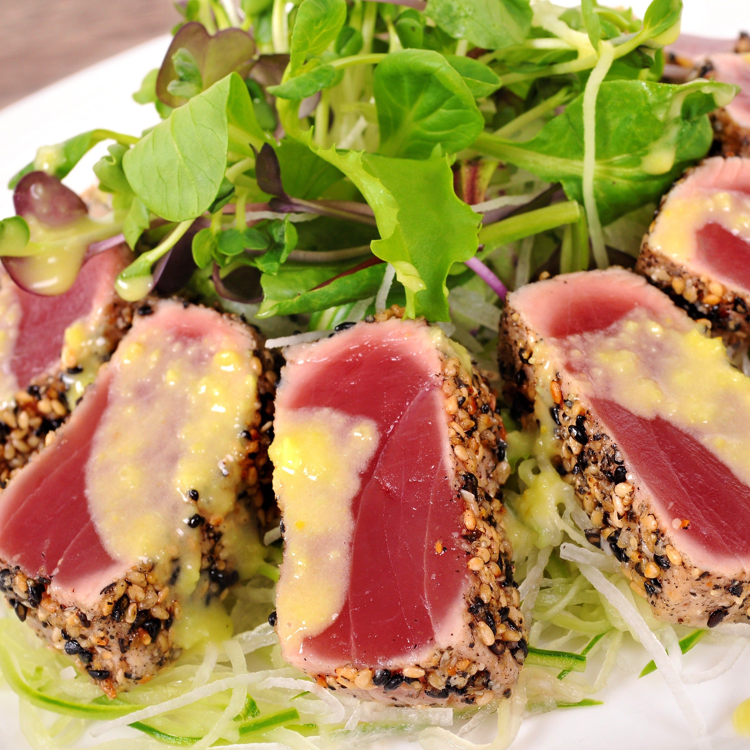 Seared Ahi Appetizer.