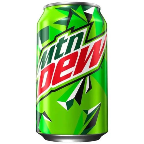 Mtn Dew 12oz Can.