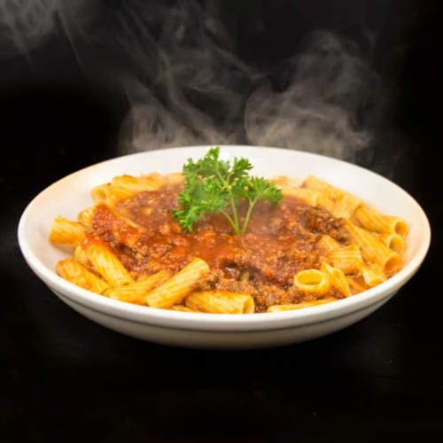 Pasta with Meat Sauce.