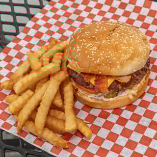 Double Bacon Hamburger