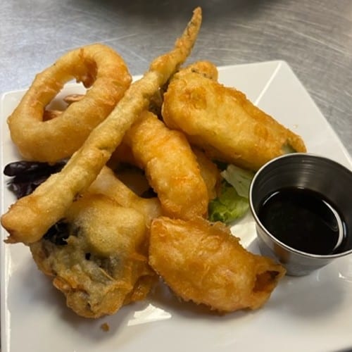 Tempura Shrimp & Vegetable.