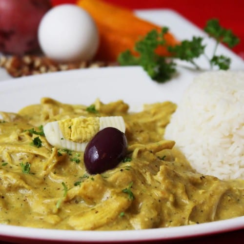 Aji De Gallina Limeño.