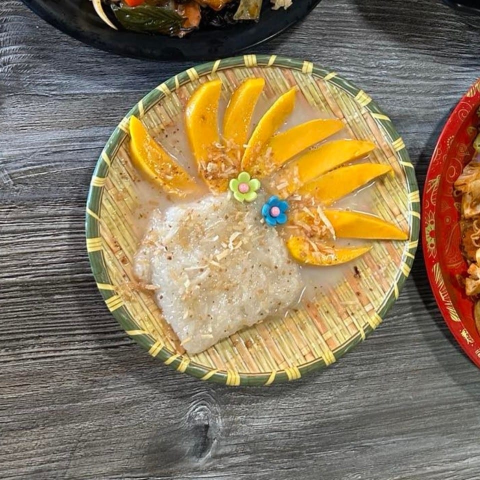 Mango Sweet Sticky Rice.