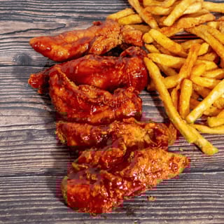 3 PC BBQ Tenders & fries