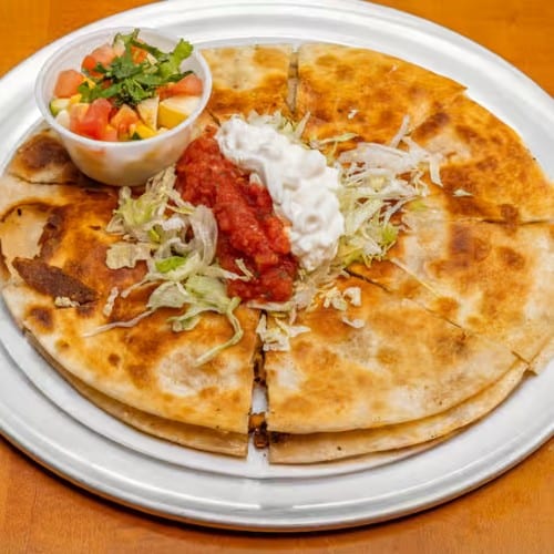 Vegetable Quesadilla.