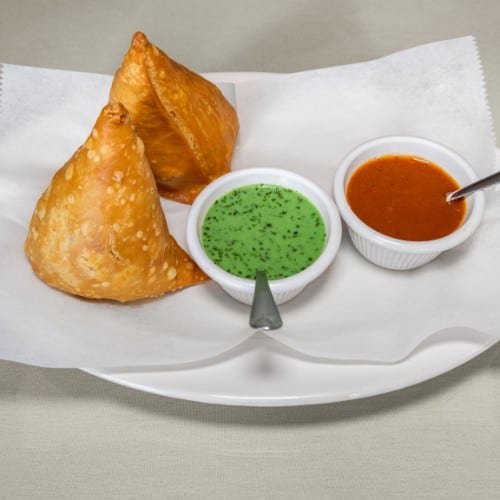 Vegetable Samosa.