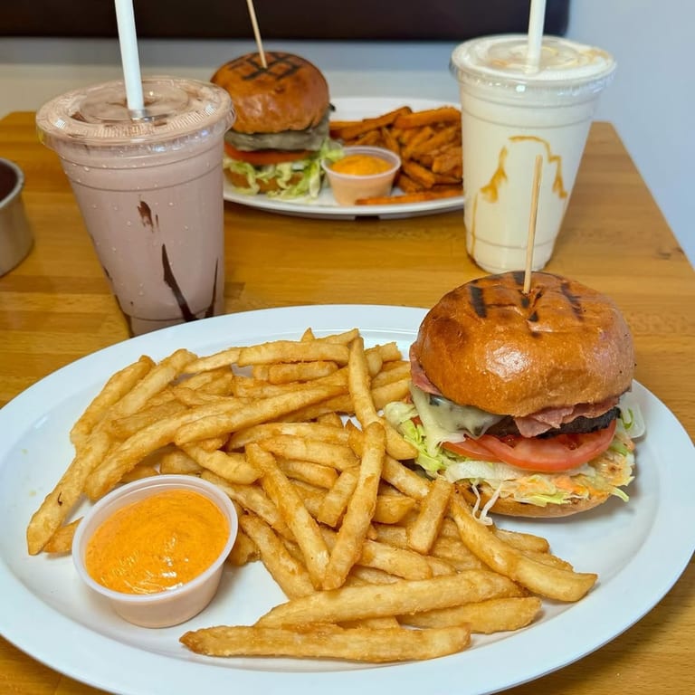 Fresh Burgers, Fries, and Milkshakes 🍟