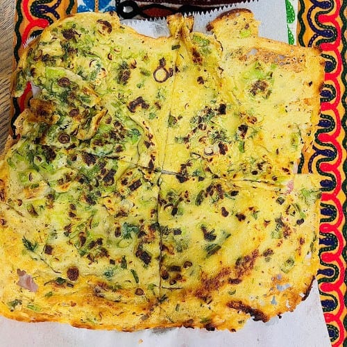 Chickpea Flour Roti (V) (GF).