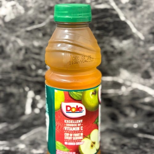 Apple Juice Bottle.