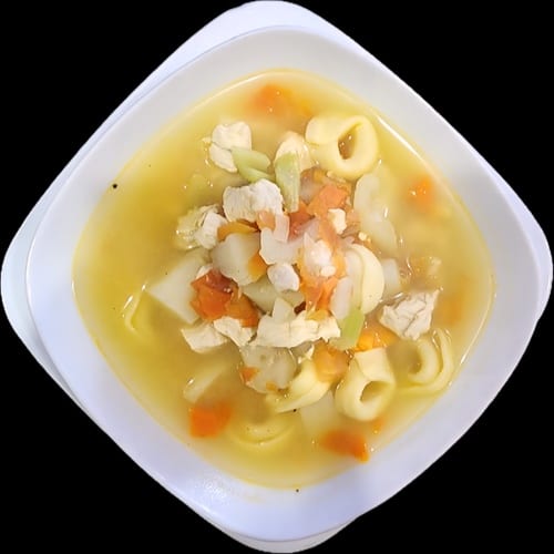 Chicken Tortellini Soup.