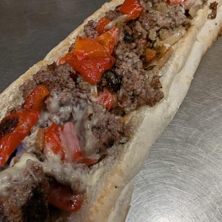 The 78 Chopped Beef Sandwich